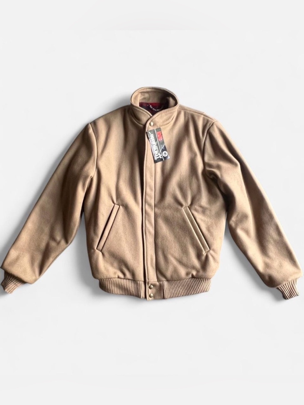 Vintage 80’s L.L. Bean Wool Harrington Bomber Jacket men’s M w/original tags!